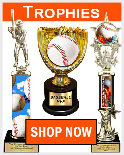 Wood Baseball Trophies & Championship Awards