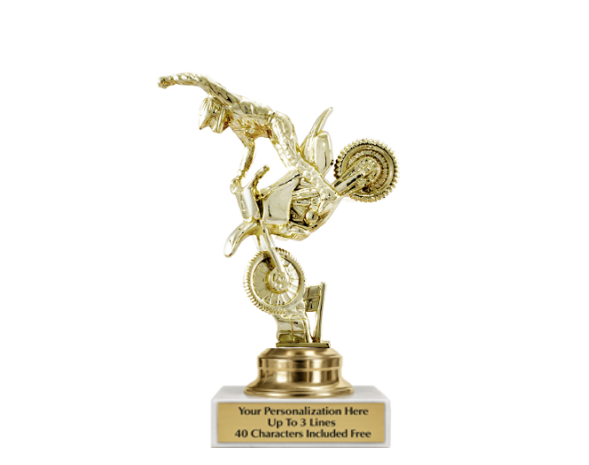 Motocross Participation Trophy.
