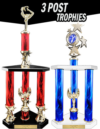 silver CHEERLEADING pon trophy award wide marble base eagle trims 