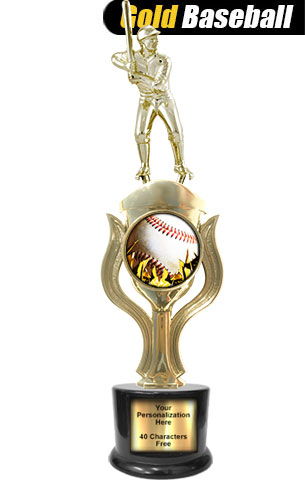 Baseball Ribbon Banner Trophy